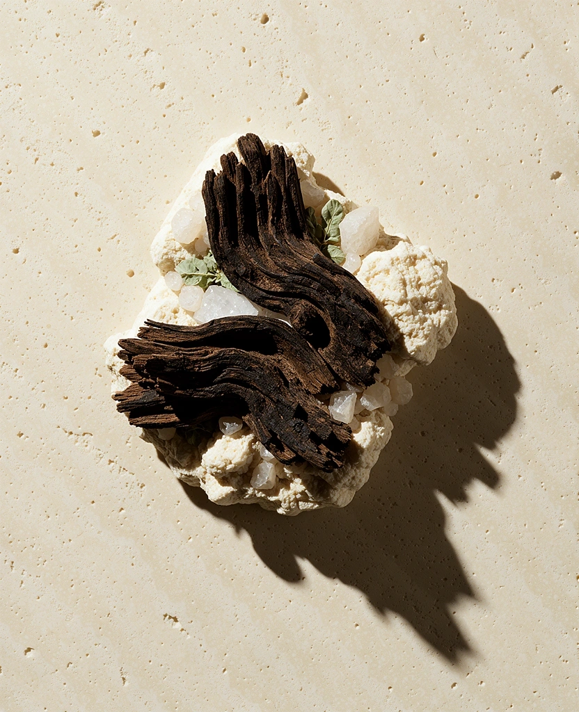 Natural elemental textures for men's wellness